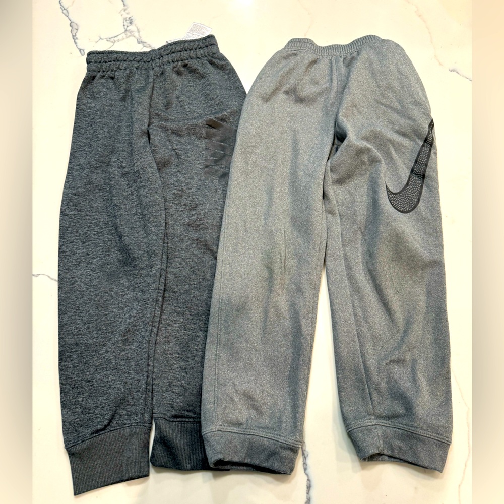 Lot of Two Gray Boys Nike Joggers size 7